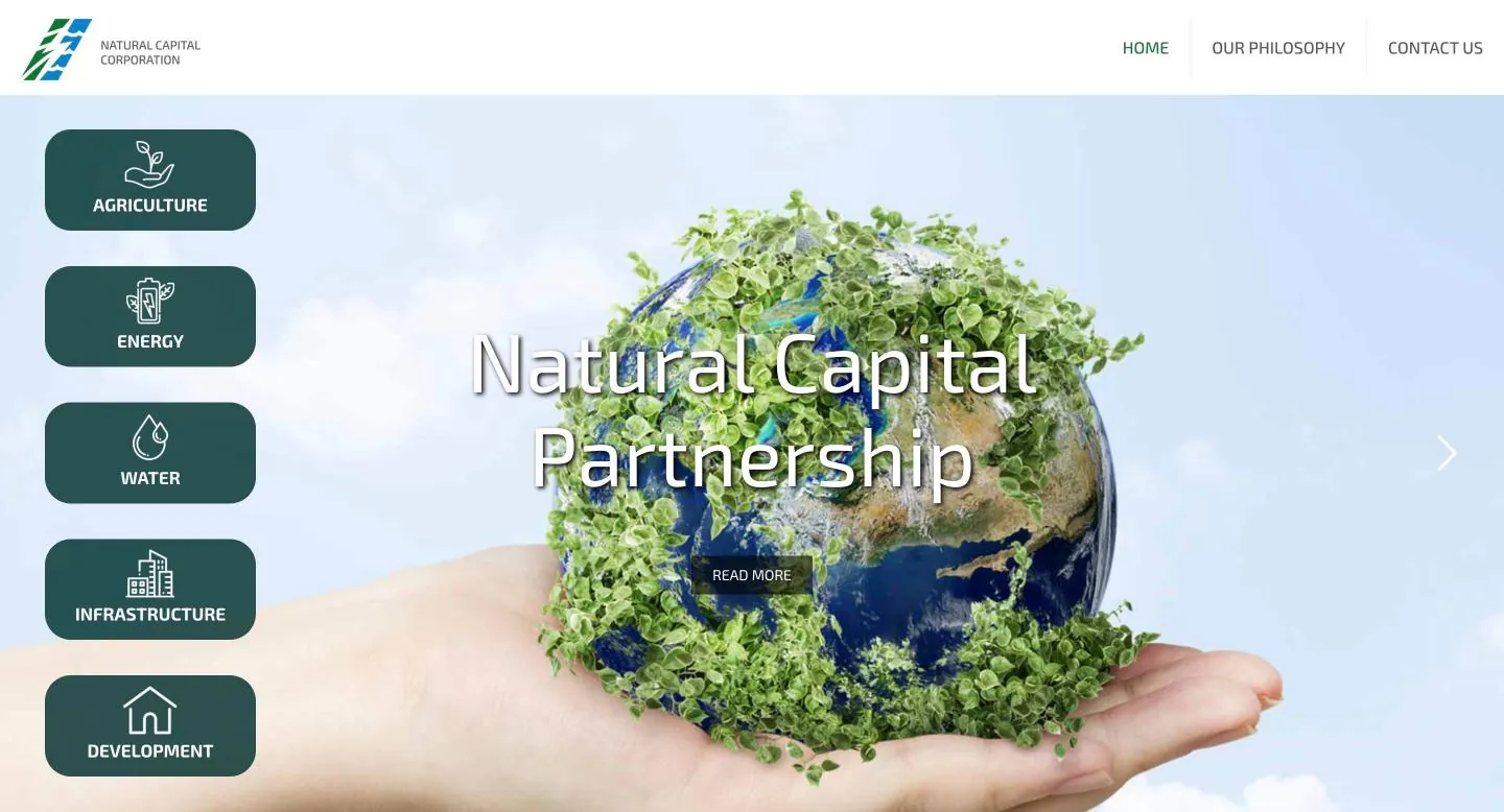 Natural Capital Corporation homepage